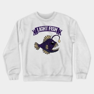 deep sea light fish Crewneck Sweatshirt